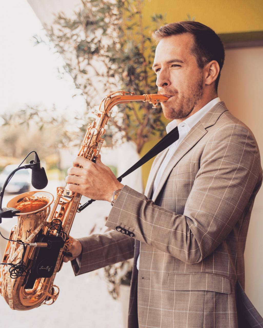 Foto von Saxophonist Wien